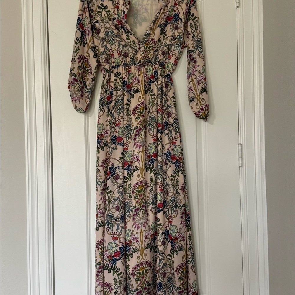 Floral Maxi Dress - Multicolor
